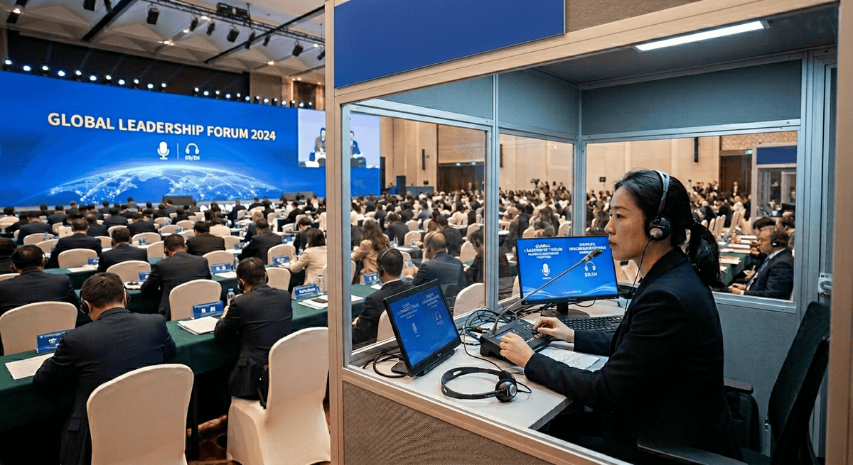 Conference interpreter in China
